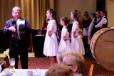 Fergal O'Brien and the Graham Highland Dancers performing at the Confederation of Community Groups, Patricia Graham Shining Light Community Volunteering Awards. Photograph: Columba O'Hare - Shining Light Awards 2017