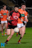 Down's Alan Davidson presses forward at the Dr McKenna Cup clash between Armagh and Down at the Athletic Grounds. Photograph: Columba O'Hare - Armagh v Down Dr McKenna Cup 2017