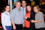 Derrybeg Community Association members at the Confederation of Community Groups, Patricia Graham Shining Light Community Volunteering Awards with Laurence Bradley, CCG. From left: Tiarna Kearns, Laurence, Joseph Aherne Murphy, Martine Marron and Amanda Kearns. Photograph: Columba O'Hare - Shining Light Awards 2017