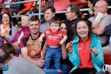 Tha fans came out in force at Down v Armagh at Pairc Esler. Photograph: Columba O'Hare - Down v Armagh Championship Pairc Esler 2017