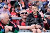 Tha fans came out in force at Down v Armagh at Pairc Esler. Photograph: Columba O'Hare - Down v Armagh Championship Pairc Esler 2017