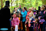 Visitors to the  Sticky Fingers International Children&rsquo;s Festival  event &ldquo;The Ghost of Halloween&rdquo; at Narrow Water Castle. Photograph: Columba O'Hare - The Ghost of Halloween