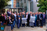 Campaigners seeking a 15 Acre Public Park at the Albert Basin in Newry bring a petition with 11,000 signatures to the October meeting of Newry, Mourne and Down Council at Downpatrick. Photograph: Columba O'Hare - 2017 in Photographs