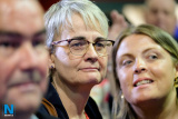 Margaret Ritchie listens to the speeches after losing her seat as MP for South Down. Photograph: Columba O'Hare - 2017 in Photographs