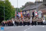 South Down Defenders on the march in Newry. Photograph: Columba O'Hare/ Newry.ie - Twelfth Newry 2018