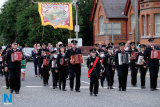 Donaghmore Accordion Band on the march in Newry. Photograph: Columba O'Hare/ Newry.ie - Twelfth Newry 2018