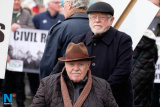 Dan and Tom Moore at the Civil Rights Parade commemoration in Newry. Photograph: Columba O'Hare/ Newry.ie - Newry Civil Rights March 50th Commemoration