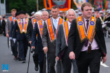 On parade in Newry for the start of the 2019 Twelfth celebrations. Photograph: Columba O'Hare/ Newry.ie - The Twelfth Newry 2019