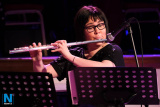 Eimear Connolly playing the flute at the John Dalzell Christmas Concert at Newry Town Hall to commemorate 30 years of Southern Area Hospice in Newry. Photograph: Columba O'Hare/ Newry.ie - John Dalzell Christmas Hospice Concert 2019