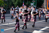 Pictured at the 12 July Parade in Newry as the marchers made their way to  the Co Down Twelfth in Banbridge via Newry Bus Statiion. Photograph: Columba O'Hare - 12 July Newry 2017
