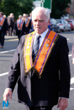 Pictured at the 12 July Parade in Newry as the marchers made their way to  the Co Down Twelfth in Banbridge via Newry Bus Statiion. Photograph: Columba O'Hare - 12 July Newry 2017