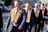 Pictured at the 12 July Parade in Newry as the marchers made their way to  the Co Down Twelfth in Banbridge via Newry Bus Statiion. Photograph: Columba O'Hare - 12 July Newry 2017