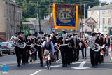 Pictured at the 12 July Parade in Newry as the marchers made their way to  the Co Down Twelfth in Banbridge via Newry Bus Statiion. Photograph: Columba O'Hare - 12 July Newry 2017