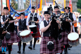 Pictured at the 12 July Parade in Newry as the marchers made their way to  the Co Down Twelfth in Banbridge via Newry Bus Statiion. Photograph: Columba O'Hare - 12 July Newry 2017