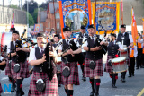 Pictured at the 12 July Parade in Newry as the marchers made their way to  the Co Down Twelfth in Banbridge via Newry Bus Statiion. Photograph: Columba O'Hare - 12 July Newry 2017