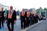 Pictured at the 12 July Parade in Newry as the marchers made their way to  the Co Down Twelfth in Banbridge via Newry Bus Statiion. Photograph: Columba O'Hare - 12 July Newry 2017