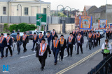 Pictured at the 12 July Parade in Newry as the marchers made their way to  the Co Down Twelfth in Banbridge via Newry Bus Statiion. Photograph: Columba O'Hare - 12 July Newry 2017