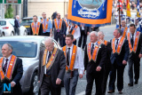 Pictured at the 12 July Parade in Newry as the marchers made their way to  the Co Down Twelfth in Banbridge via Newry Bus Statiion. Photograph: Columba O'Hare - 12 July Newry 2017