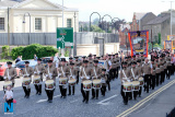 Pictured at the 12 July Parade in Newry as the marchers made their way to  the Co Down Twelfth in Banbridge via Newry Bus Statiion. Photograph: Columba O'Hare - 12 July Newry 2017