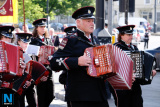 Pictured at the 12 July Parade in Newry as the marchers made their way to  the Co Down Twelfth in Banbridge via Newry Bus Statiion. Photograph: Columba O'Hare - 12 July Newry 2017