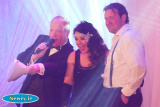 Nicola Sloan and Kenny McLoughlin get the interview treatment from Benny Tierney at Lissummon Strictly Come Dancing at the Carrickdale Hotel. Photograph: Columba O'Hare - Lissummon Strictly Come Dancing 2016