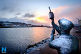 A snowy day at the Albert Basin in Newry. Photograph: Columba O'Hare/ www.newry.ie - 2017 in Photographs