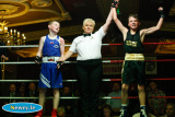 Gerard McMullan, Glengormley won against Stephen Duffy, Dunree in the Ulster 9 Counties 12yrs Championship Final at the Ulster Elite Boxing Championship Finals in Bellinis, Newry. Photograph: Columba O'Hare - Ulster Elite Boxing Final November 2015