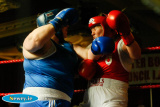 Caroline Connolly, Mourne G-G v Maeve McCarron, Carrigart in the Super Heavyweight 81+kg at the Ulster Elite Boxing Championship Finals in Bellinis, Newry. Photograph: Columba O'Hare - Ulster Elite Boxing Final November 2015