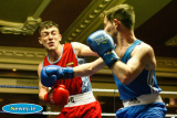 Anthony O'Rawe, Braid v Marc McLaughlin, Dockers in the Light Weight 60kg at the Ulster Elite Boxing Championship Finals in Bellinis, Newry. Photograph: Columba O'Hare  Marc McLaughlin, Dockers in the Light Weight 60kg at the Ulster Elite Boxing Championship Finals in Bellinis, Newry. Photograph: Columba O'Hare - Ulster Elite Boxing Final November 2015