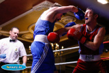 Anthony O'Rawe, Braid v Marc McLaughlin, Dockers in the Light Weight 60kg at the Ulster Elite Boxing Championship Finals in Bellinis, Newry. Photograph: Columba O'Hare  Marc McLaughlin, Dockers in the Light Weight 60kg at the Ulster Elite Boxing Championship Finals in Bellinis, Newry. Photograph: Columba O'Hare - Ulster Elite Boxing Final November 2015