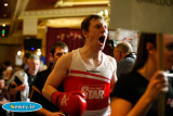 Fearghus Quinn, Camlough heads ringside at the Ulster Elite Boxing Championship Finals in Bellinis, Newry. Photograph: Columba O'Hare - Ulster Elite Boxing Final November 2015