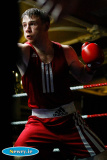 Michael Bustard, Monkstown in the Welter Weight 69kg at the Ulster Elite Boxing Championship Finals in Bellinis, Newry. Photograph: Columba O'Hare - Ulster Elite Boxing Final November 2015