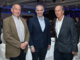 John Best (left) and Gary Best (right) of best Property Services, Newry, with Nigel Walsh of Ulster Bank, at Friday&rsquo;s Newry Chamber President&rsquo;s Lunch event held in the Canal Court Hotel. - Newry Chamber President's Banquet