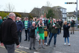 Watching the Willie Maley parade make its way down Canal Quay in Newry.  Photograph: Columba O'Hare/ Newry.ie - Willie Maley Commemorations Newry