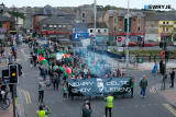Remembering Willie Maley, Celtic's first manager in a parade through Newry City.  Photograph: Columba O'Hare/ Newry.ie - Willie Maley Commemorations Newry
