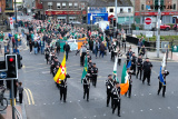 Remembering Willie Maley, Celtic's first manager in a parade through Newry City.  Photograph: Columba O'Hare/ Newry.ie - Willie Maley Commemorations Newry