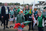 Pictured at the unveiling of the statue to Willie Maley in Newry.  Photograph: Columba O'Hare/ Newry.ie - Willie Maley Commemorations Newry