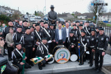 Pictured at the unveiling of the statue to Willie Maley in Newry.  Photograph: Columba O'Hare/ Newry.ie - Willie Maley Commemorations Newry