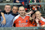 Some of the Mullaghbawn folk who made the trip to Roscommon for the Armagh - Limerick clash. Photo: Columba O'Hare - Armagh v Limerick July 2003