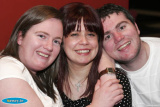 Joanne Larkin, Sinead Campbell and Adrian Larkin from Newry out at the weekend in The Market. - Market Bar, Newry February 2006