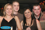 Gail Cartwright, Mike Rea, Kiera McKenna and John Rea from Armagh enjoying the night out in The Marine. - Night out Marine Bar Warrenpoint Feb 2006