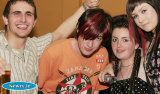 Newry people Darren Cowan, Ciaran Rogers, Helen Donnelly and Sarah Campbell out for the night at the INF in Warrenpoint. - Night Out INF Warrenpoint June 2006