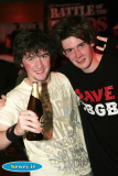 Johnny Maguire and Gavin Elmore celebrating their birthdays at the Rock night in the INF, Warrenpoint. - Night Out INF Warrenpoint June 2006