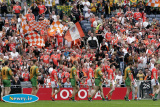Armagh led by Captain, Paul McGrane walk in the pre match parade in front of over 50,000 attendance at Croke Park. - Armagh v Donegal Ulster Final 2006