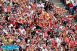 Armagh fans celebrate another point for Armagh in the Ulster Final. - Armagh v Donegal Ulster Final 2006