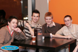 Enjoying the craic at the new Grounded Espresso Bar on Merchants Quay were locals William Cunningham, Nicholas Shields, Ryan O'Loan and Adam Campbell. - Night out in Grounded December 2006
