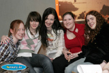 Dominique French, Victoria Keenan, Rachel Bush, Kirsty Hutton and Sinead McCullough enjoying the live music in Grounded. - Night out in Grounded December 2006