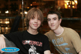 Mark McNulty and Gareth Shields enjoying the night out at Grounded. - Night out in Grounded December 2006