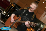 Musician Adrian Markey from Warrenpoint keeps the music flowing at Grounded Expresso Bar. - Night out in Grounded December 2006