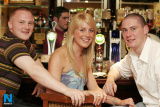 Henry Savage, Meghann Lavery and Gareth O'Neill from Dromintee out for the night at the Granvue House Hotel, Omeath. - Flagstaff CSC Dinner, Granvue House Hotel, June 2007